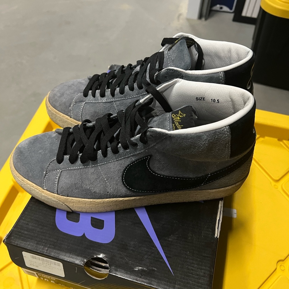 Nike Gray High-Top Sneakers